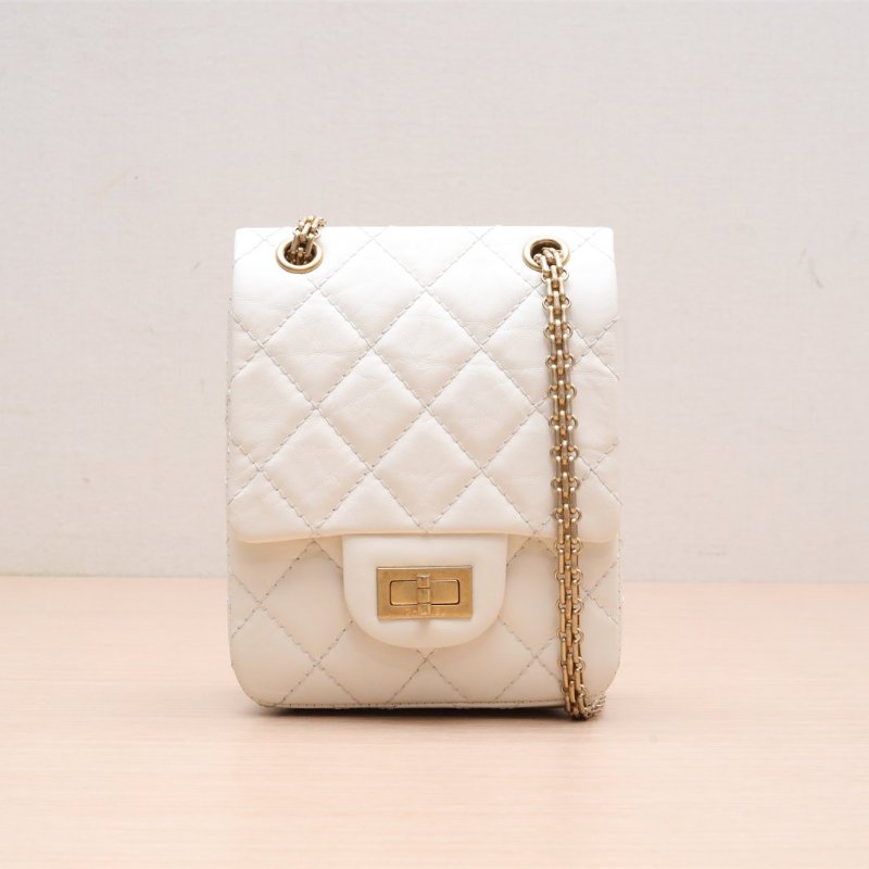 CHANEL 中古Jennie同款冰格腋下包黑色羊皮7開金扣肩背包-1