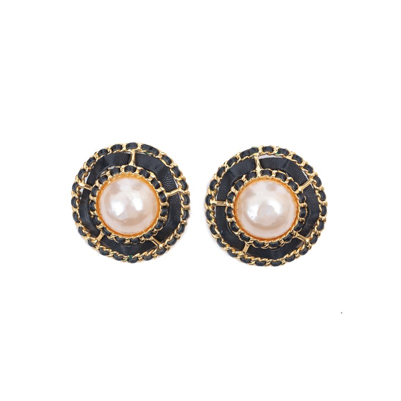 GOYARD BohemeHoboBag子母腋下包綠色PVC銀扣耳環-0