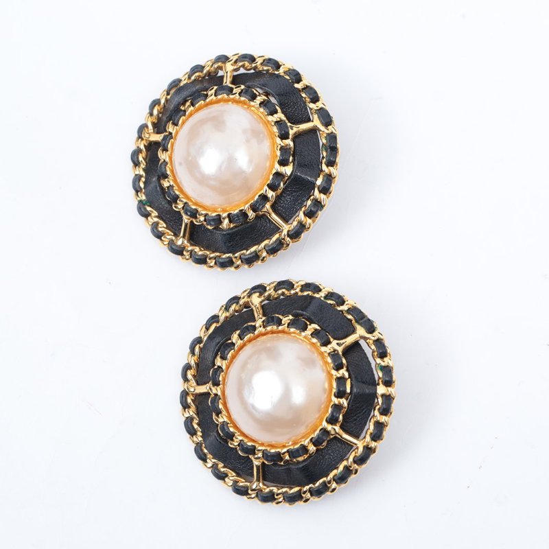 GOYARD BohemeHoboBag子母腋下包綠色PVC銀扣耳環-1