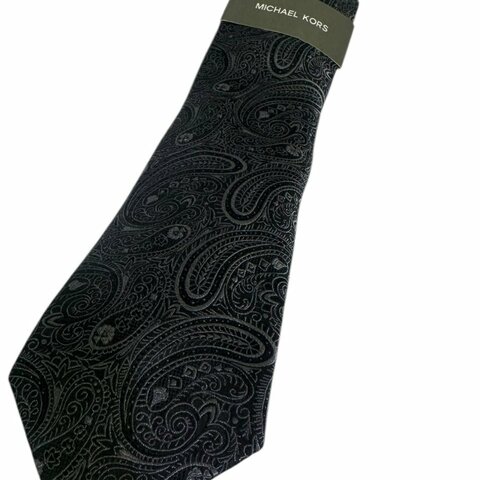 【美收精品】MICHAEL KORS 黑色領帶 4-54