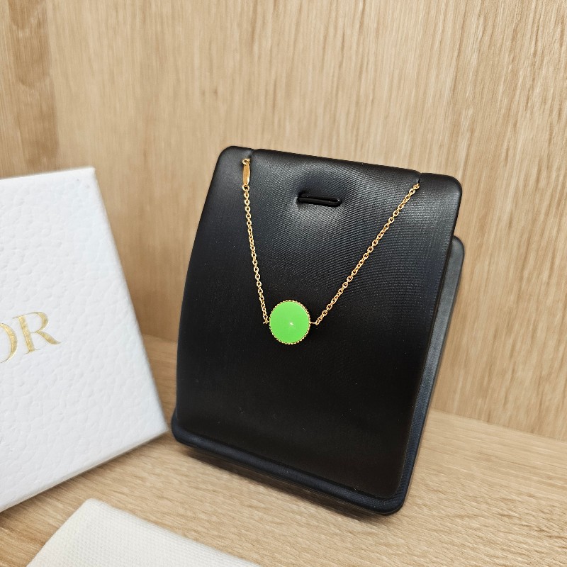 [少見美品❣️] Dior RosedesVents黃K金綠孔雀石單鑽八芒星手鍊-4
