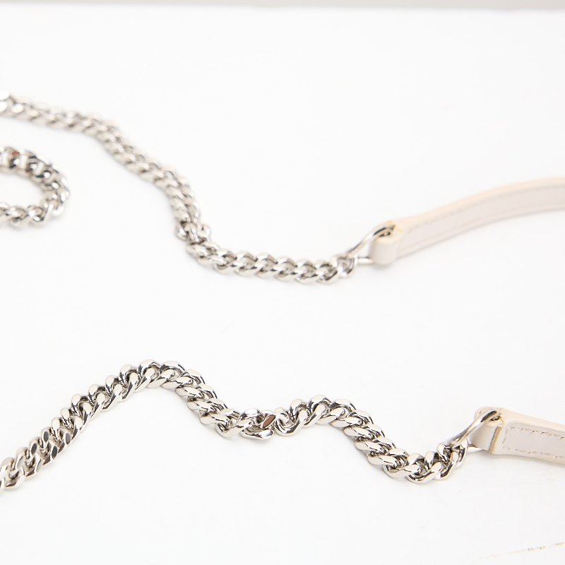 二手 YSL woc 小款信封包/白色銀扣-23