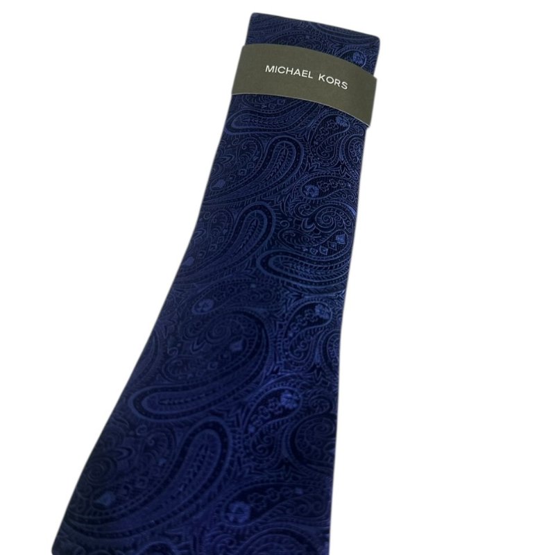 【美收精品】MICHAEL KORS 寶藍色領帶 4-53-0