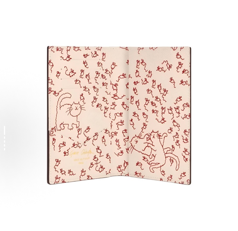 LV x Grace Coddington 聯名款 Catogram貓貓 護照包-4