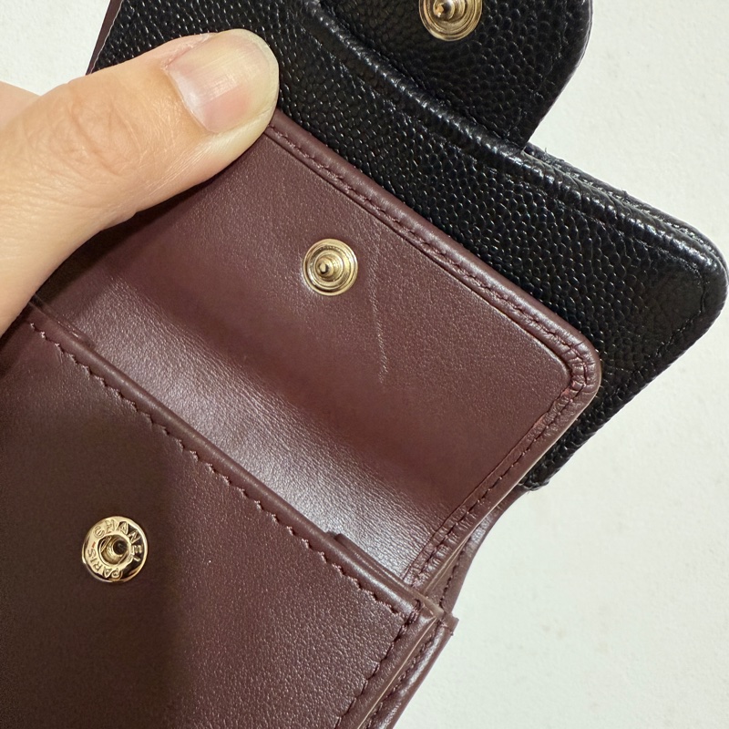 CHANEL 內零錢袋 三折 AP0229 全配-14