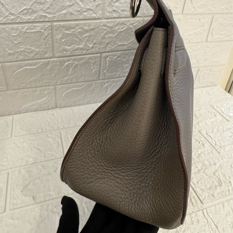 Hermes錫器灰內拼藍吉普賽34-3