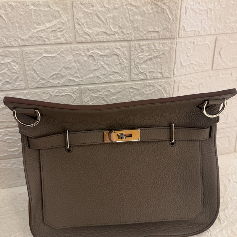 Hermes錫器灰內拼藍吉普賽34-10