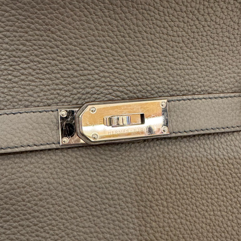 Hermes錫器灰內拼藍吉普賽34-15