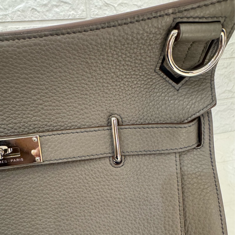 Hermes錫器灰內拼藍吉普賽34-17