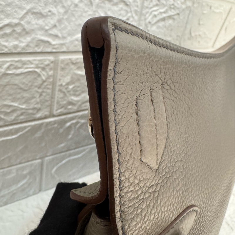 Hermes錫器灰內拼藍吉普賽34-18