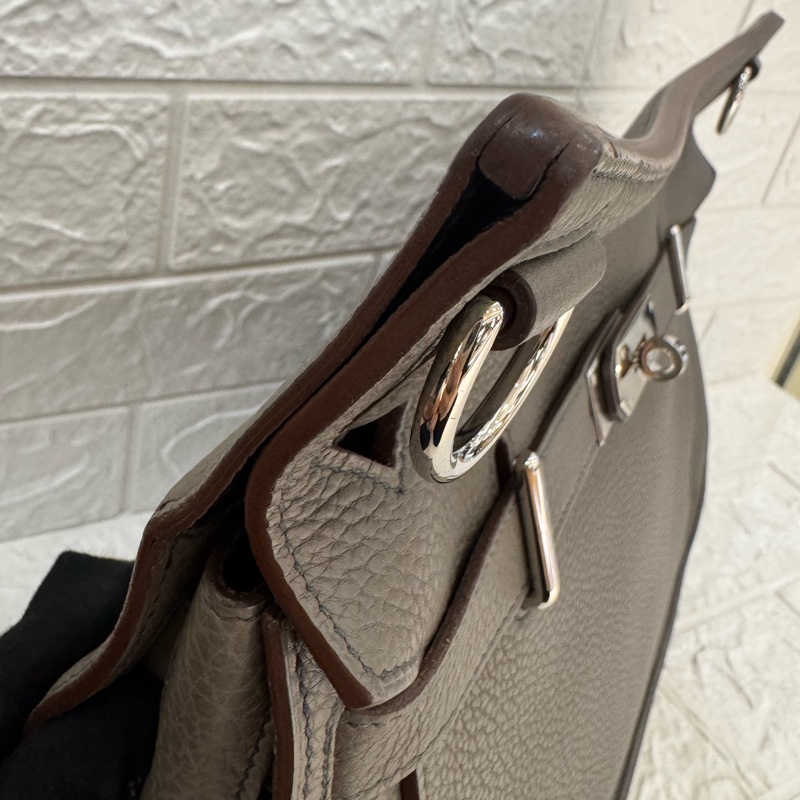 Hermes錫器灰內拼藍吉普賽34-19