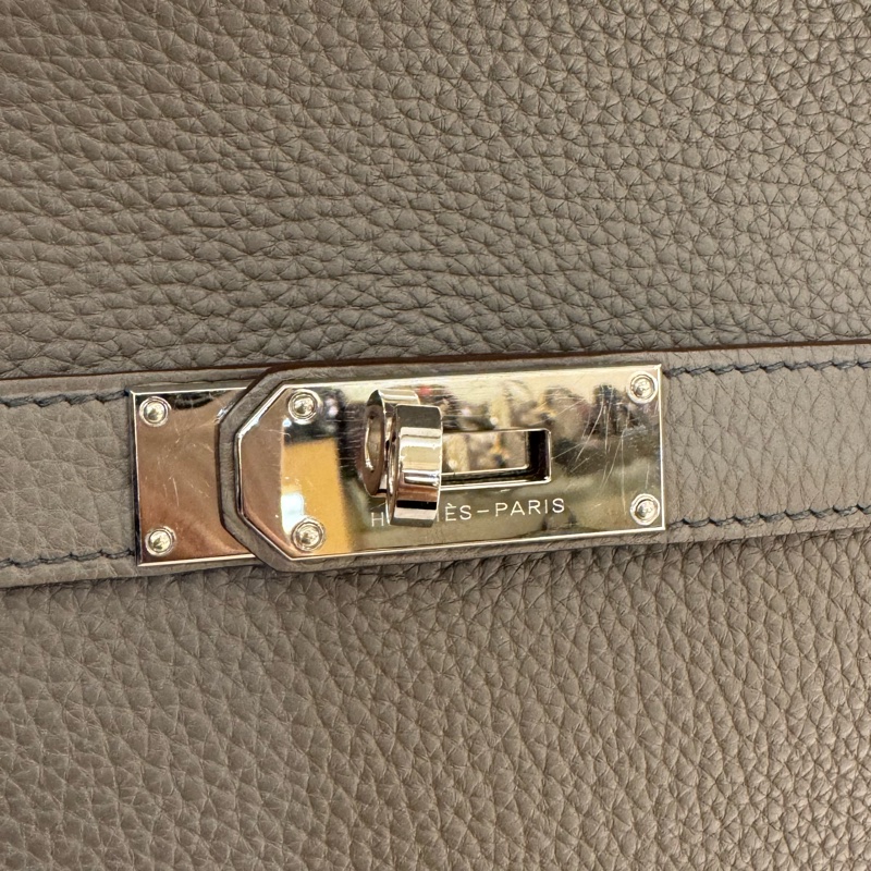 Hermes錫器灰內拼藍吉普賽34-20