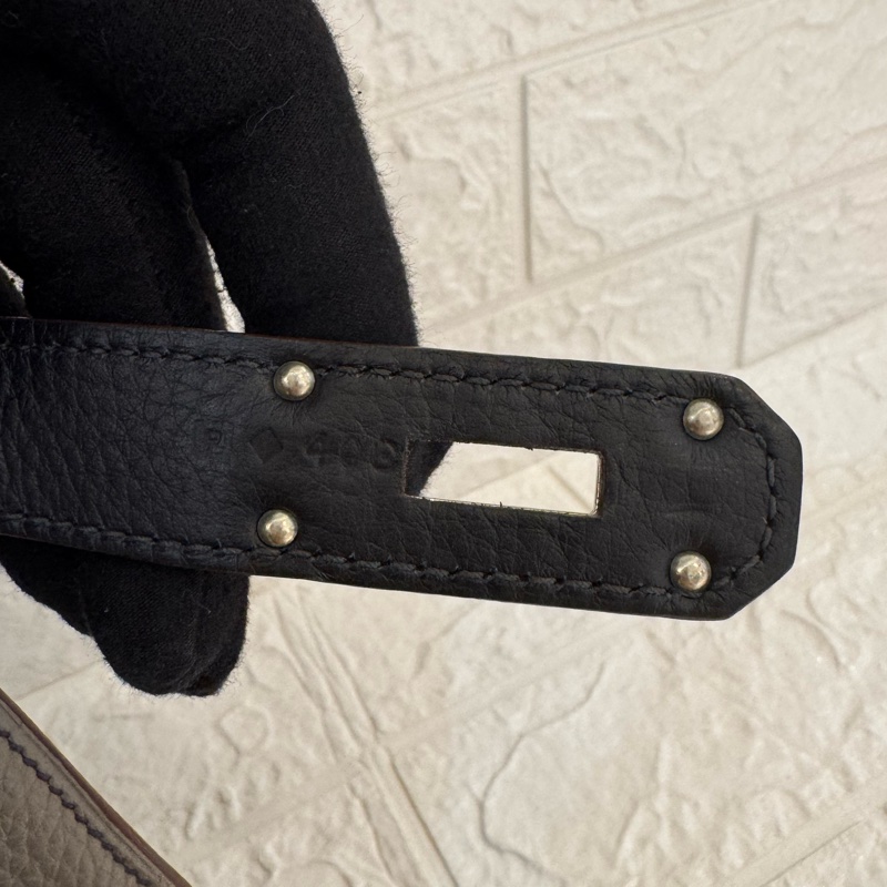 Hermes錫器灰內拼藍吉普賽34-28