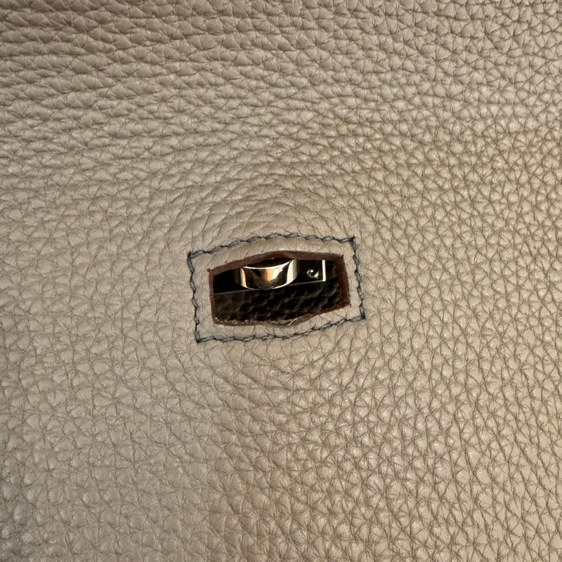 Hermes錫器灰內拼藍吉普賽34-29