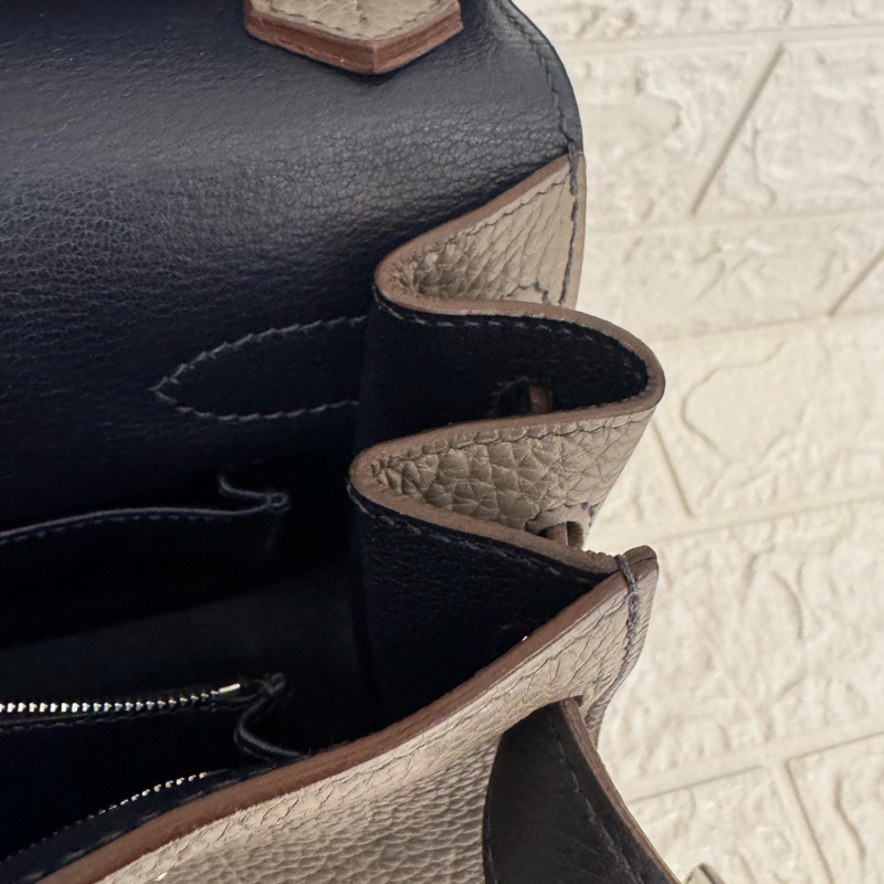 Hermes錫器灰內拼藍吉普賽34-35