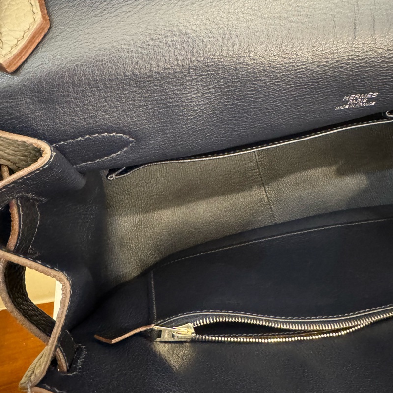Hermes錫器灰內拼藍吉普賽34-41