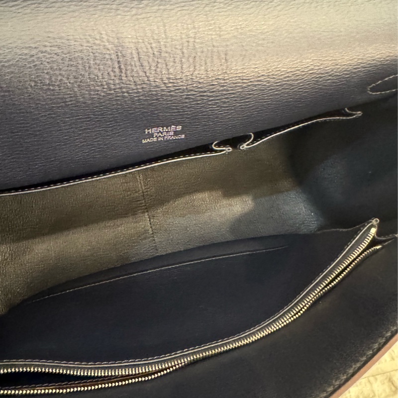 Hermes錫器灰內拼藍吉普賽34-42