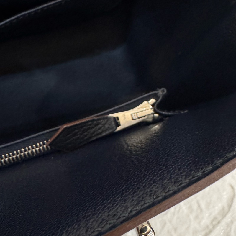 Hermes錫器灰內拼藍吉普賽34-49