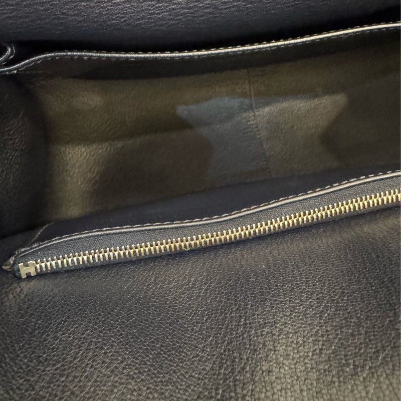 Hermes錫器灰內拼藍吉普賽34-50