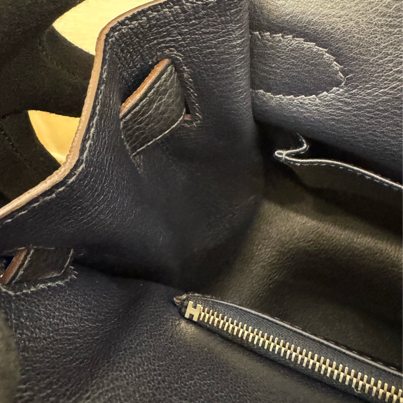 Hermes錫器灰內拼藍吉普賽34-51