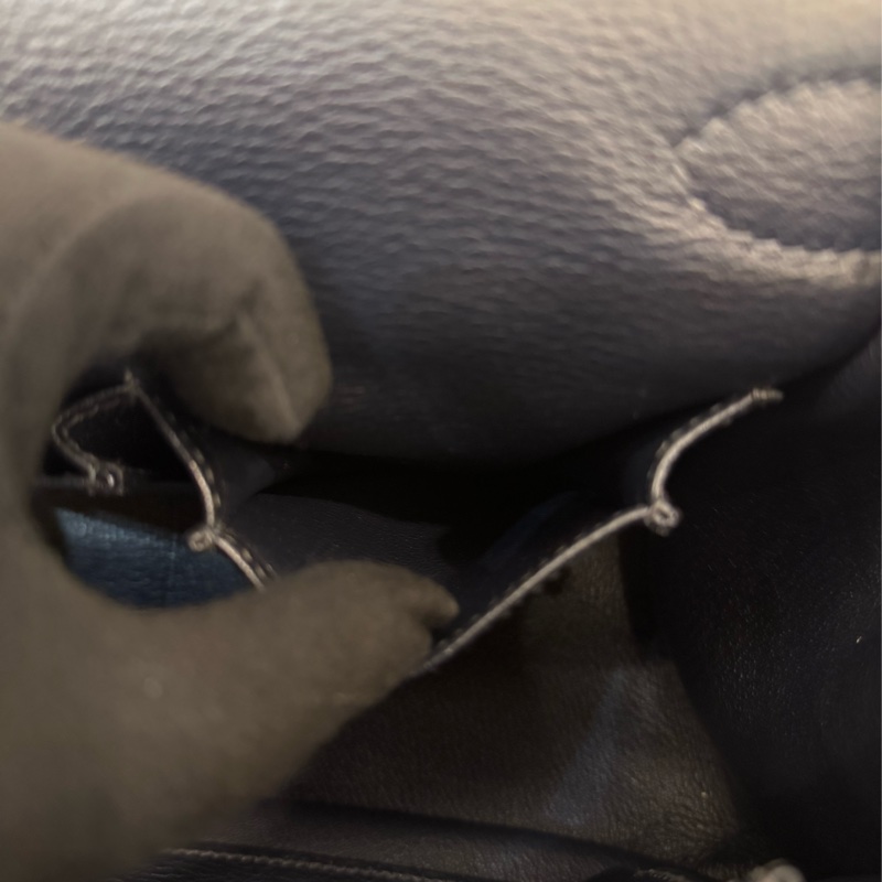 Hermes錫器灰內拼藍吉普賽34-54