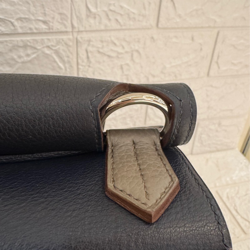 Hermes錫器灰內拼藍吉普賽34-56