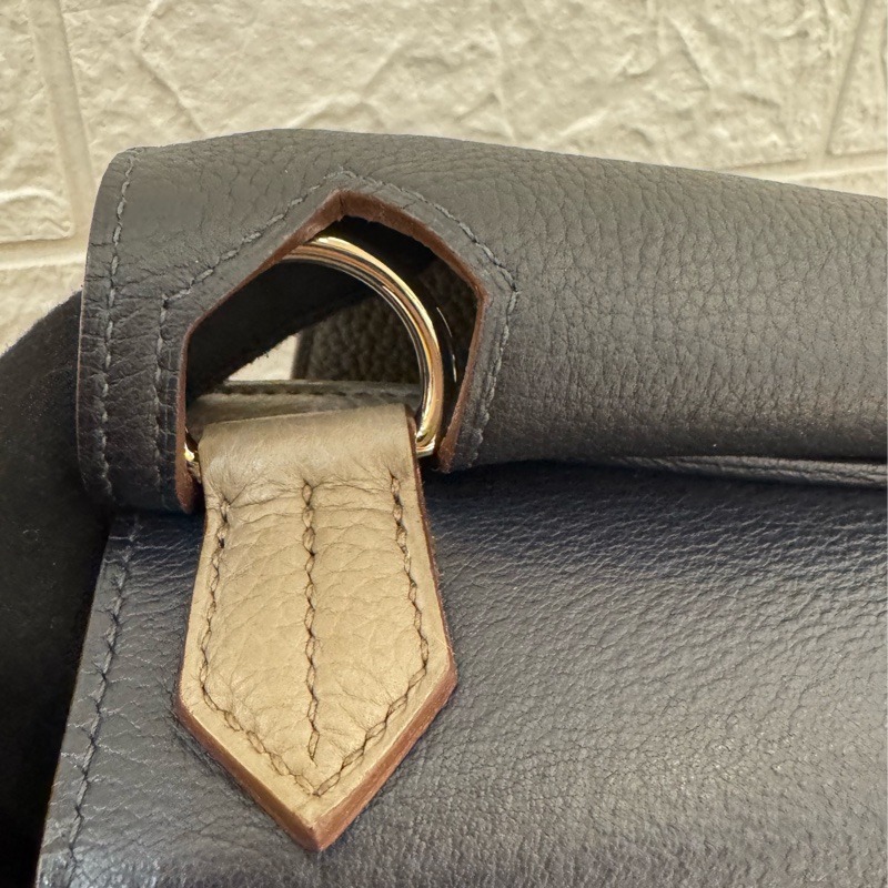 Hermes錫器灰內拼藍吉普賽34-57