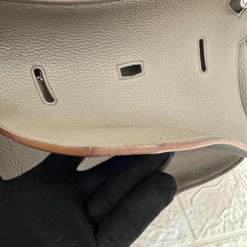 Hermes錫器灰內拼藍吉普賽34-58