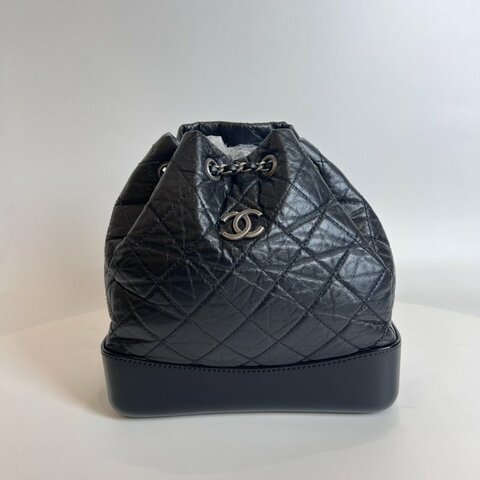 CHANEL 流浪背包小號黑 A94485/30開