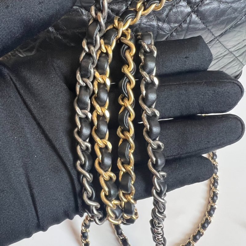 CHANEL 流浪背包小號黑 A94485/30開-9