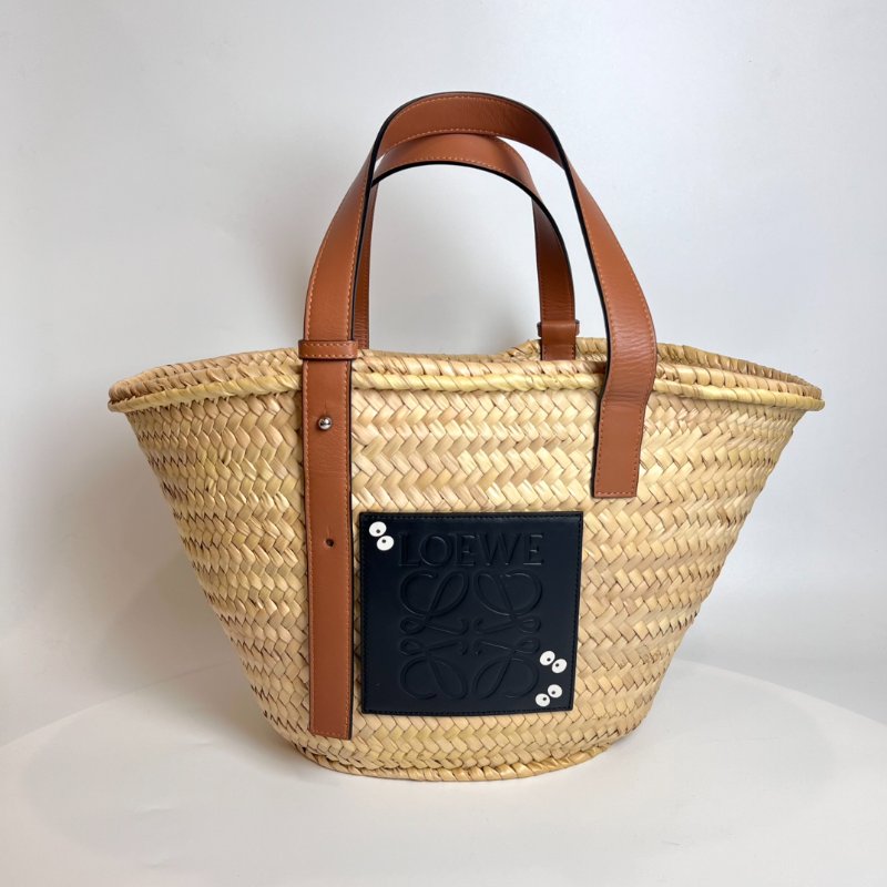 LOEWE 宮崎駿聯名款草編包-0