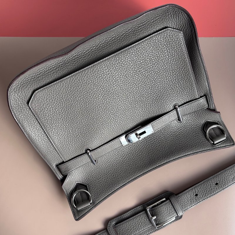 ::HERMES:: 愛馬仕 錫器灰內拚藍吉普賽34-0