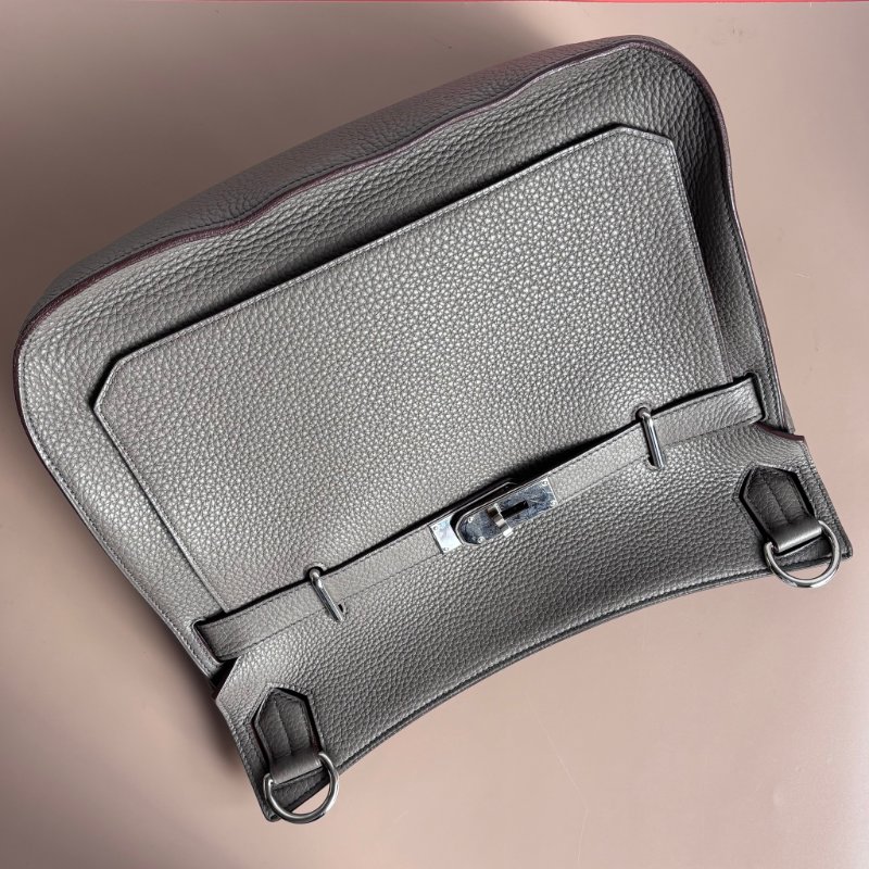 ::HERMES:: 愛馬仕 錫器灰內拚藍吉普賽34-1