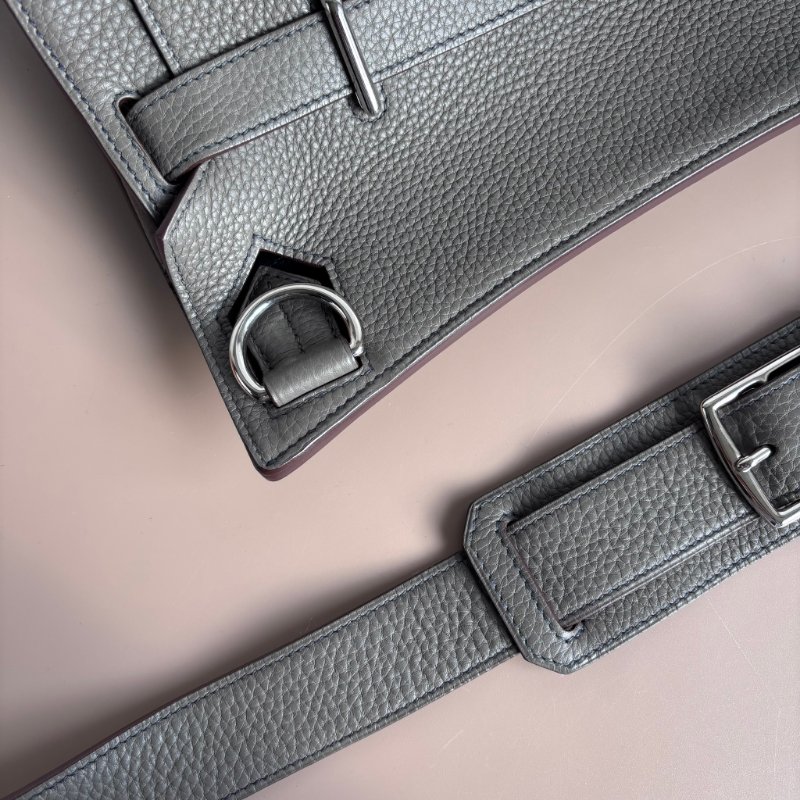 ::HERMES:: 愛馬仕 錫器灰內拚藍吉普賽34-3