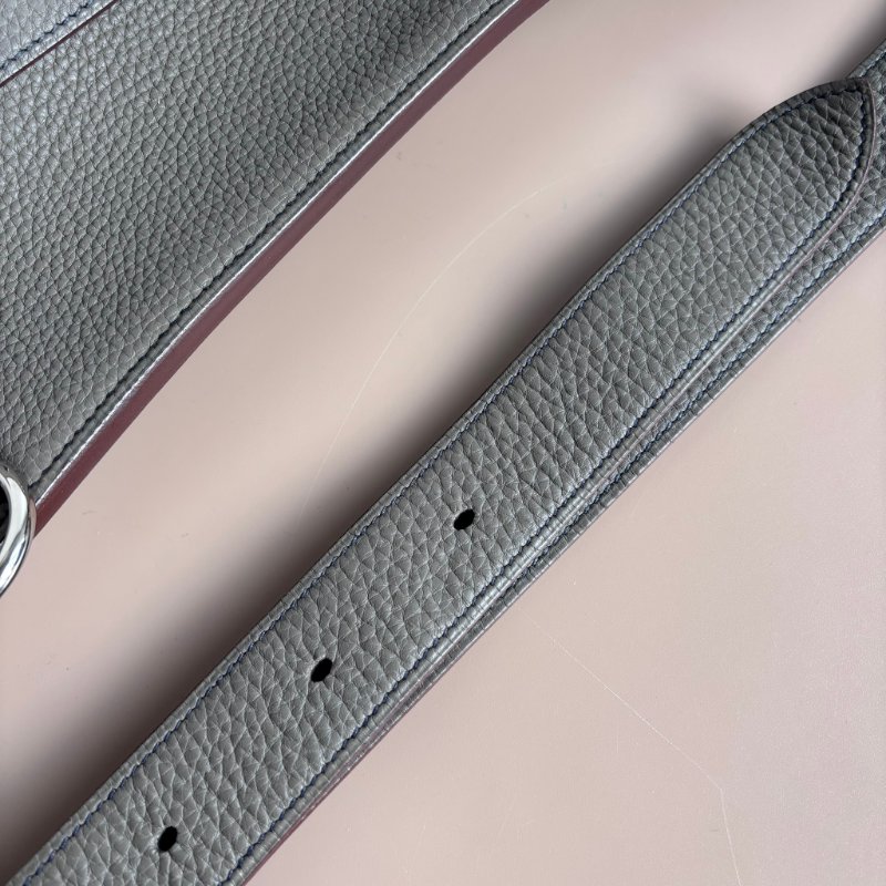 ::HERMES:: 愛馬仕 錫器灰內拚藍吉普賽34-5