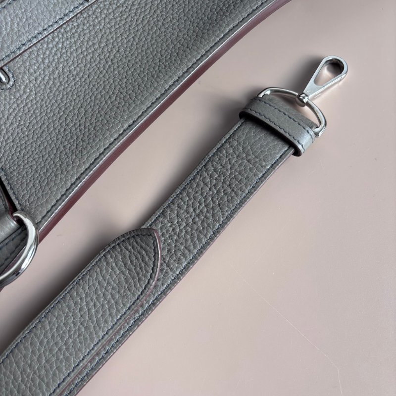 ::HERMES:: 愛馬仕 錫器灰內拚藍吉普賽34-6