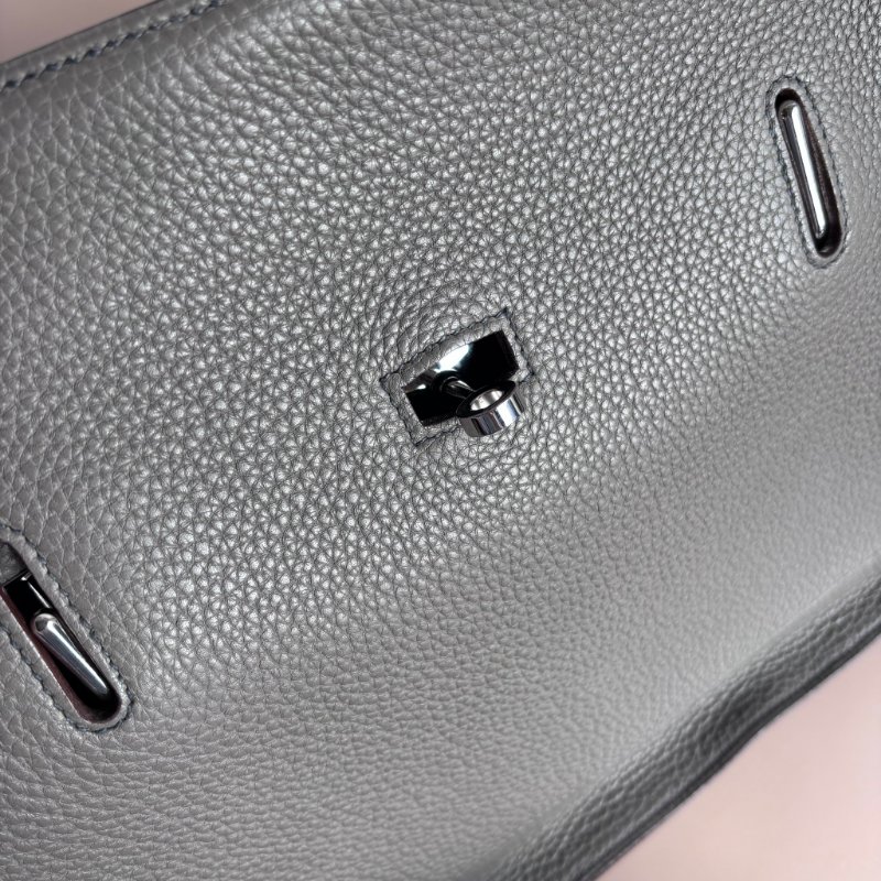 ::HERMES:: 愛馬仕 錫器灰內拚藍吉普賽34-23