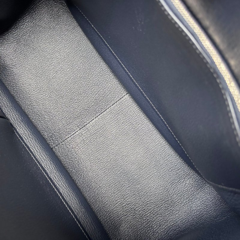 ::HERMES:: 愛馬仕 錫器灰內拚藍吉普賽34-26