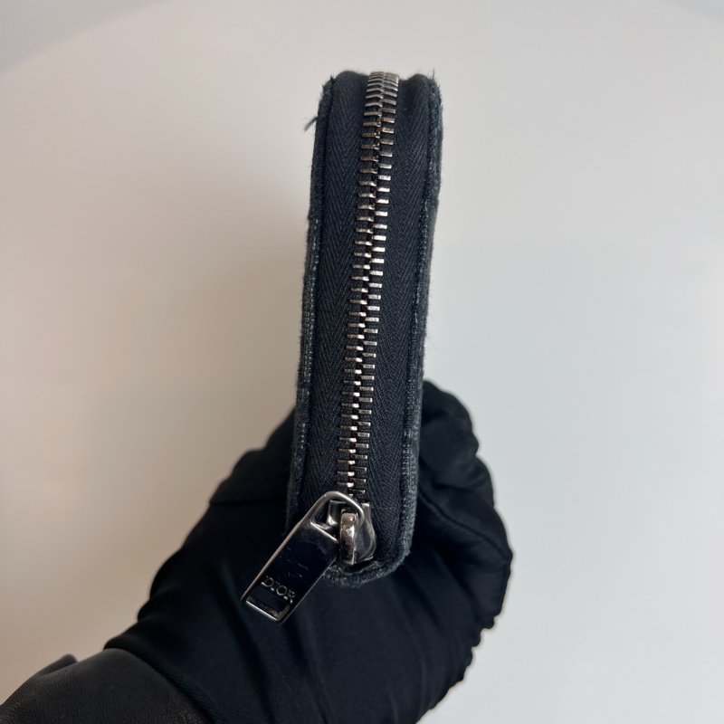 DIOR 黑老花ㄇ拉長夾-3