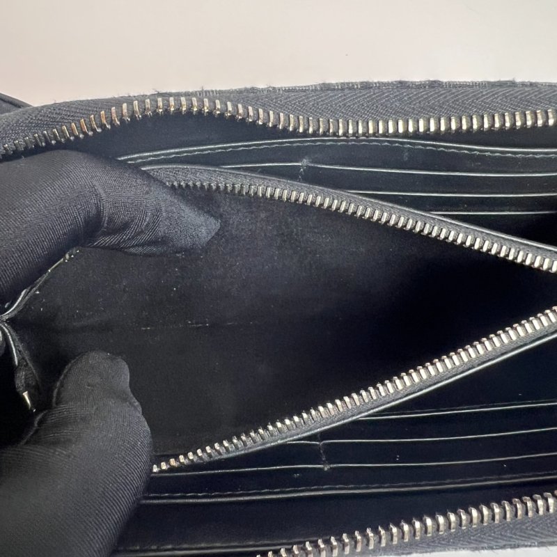 DIOR 黑老花ㄇ拉長夾-6