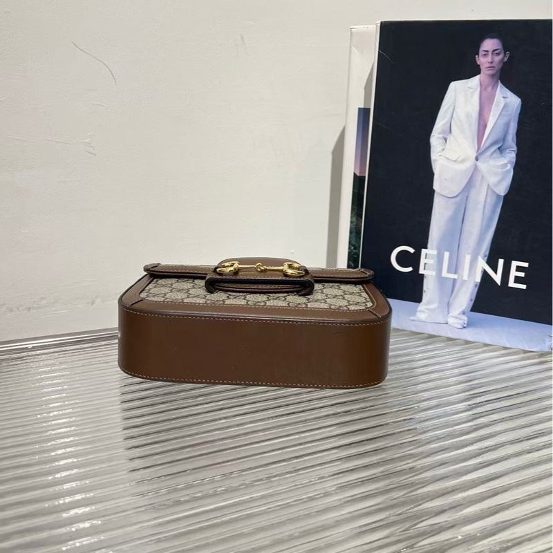 🔥新到:Gucci / 古馳Horsebit馬鞍包1955 肩斜背包,尺寸20*5*15-2