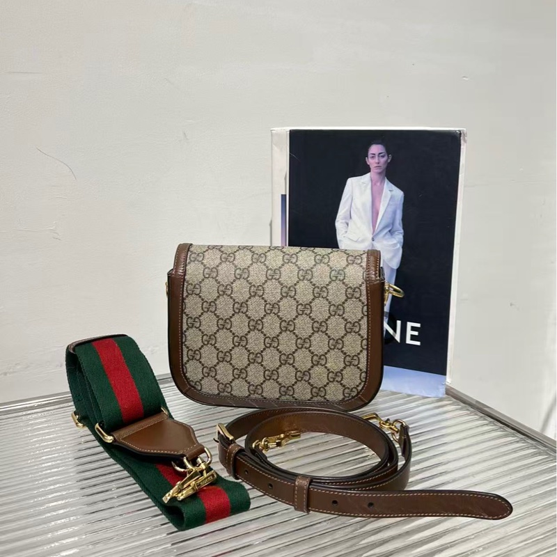 🔥新到:Gucci / 古馳Horsebit馬鞍包1955 肩斜背包,尺寸20*5*15-4