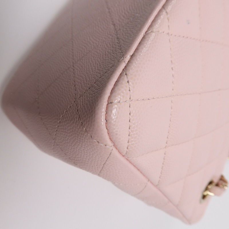 CHANEL 牛皮皮革Shoulder Bag金扣鏈帶肩背袋-6