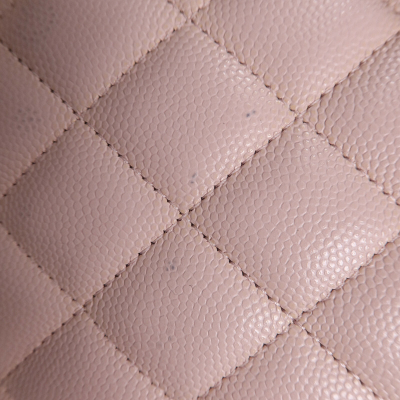 CHANEL 牛皮皮革Shoulder Bag金扣鏈帶肩背袋-9