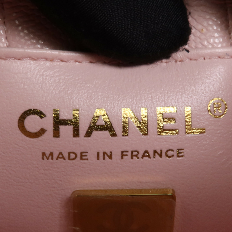 CHANEL 牛皮皮革Shoulder Bag金扣鏈帶肩背袋-15