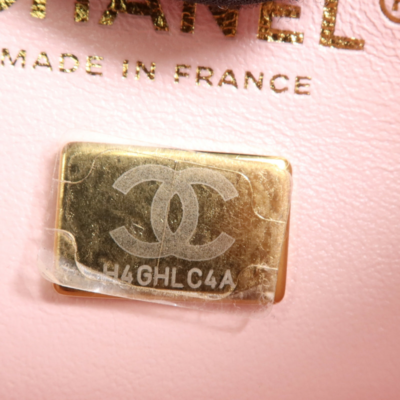 CHANEL 牛皮皮革Shoulder Bag金扣鏈帶肩背袋-16