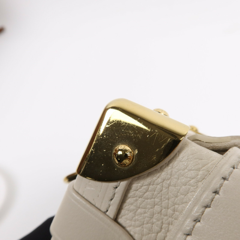 LOUIS VUITTON 牛皮皮革Side Truk PM金扣手挽肩背兩用袋-9