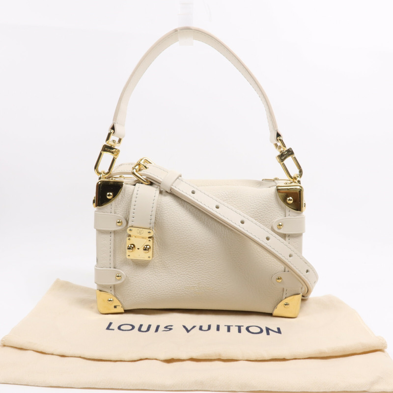 LOUIS VUITTON 牛皮皮革Side Truk PM金扣手挽肩背兩用袋-18