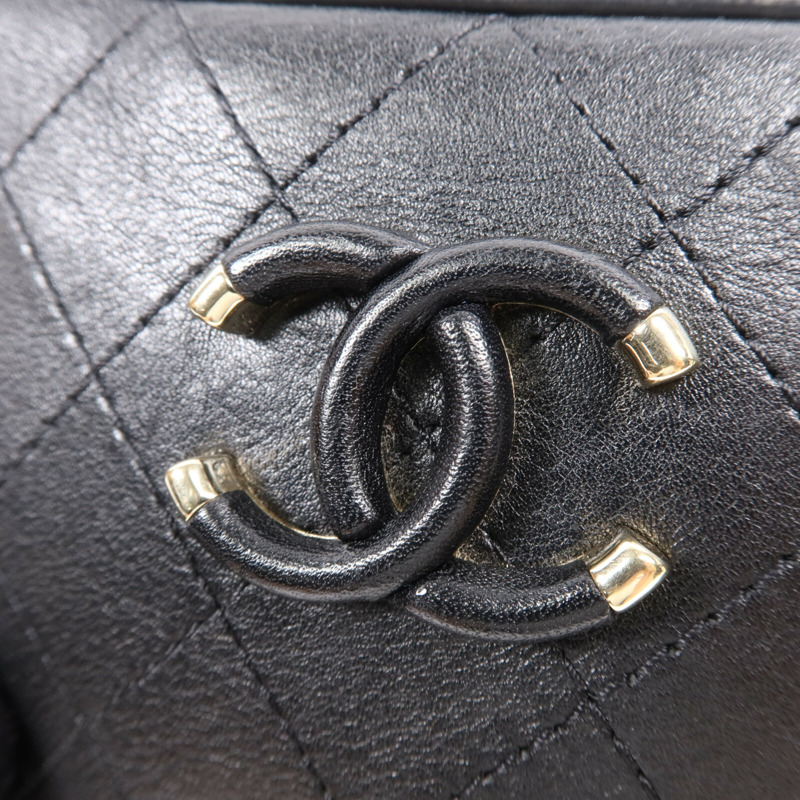 CHANEL 牛皮皮革Chain Shoulder Bag金扣鏈帶肩背袋-12