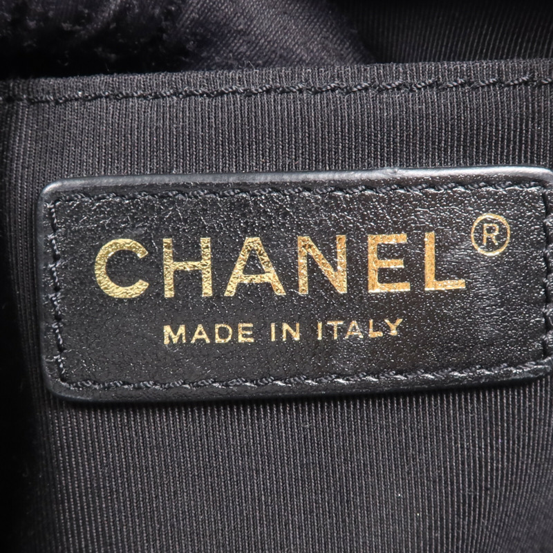 CHANEL 牛皮皮革Chain Shoulder Bag金扣鏈帶肩背袋-14